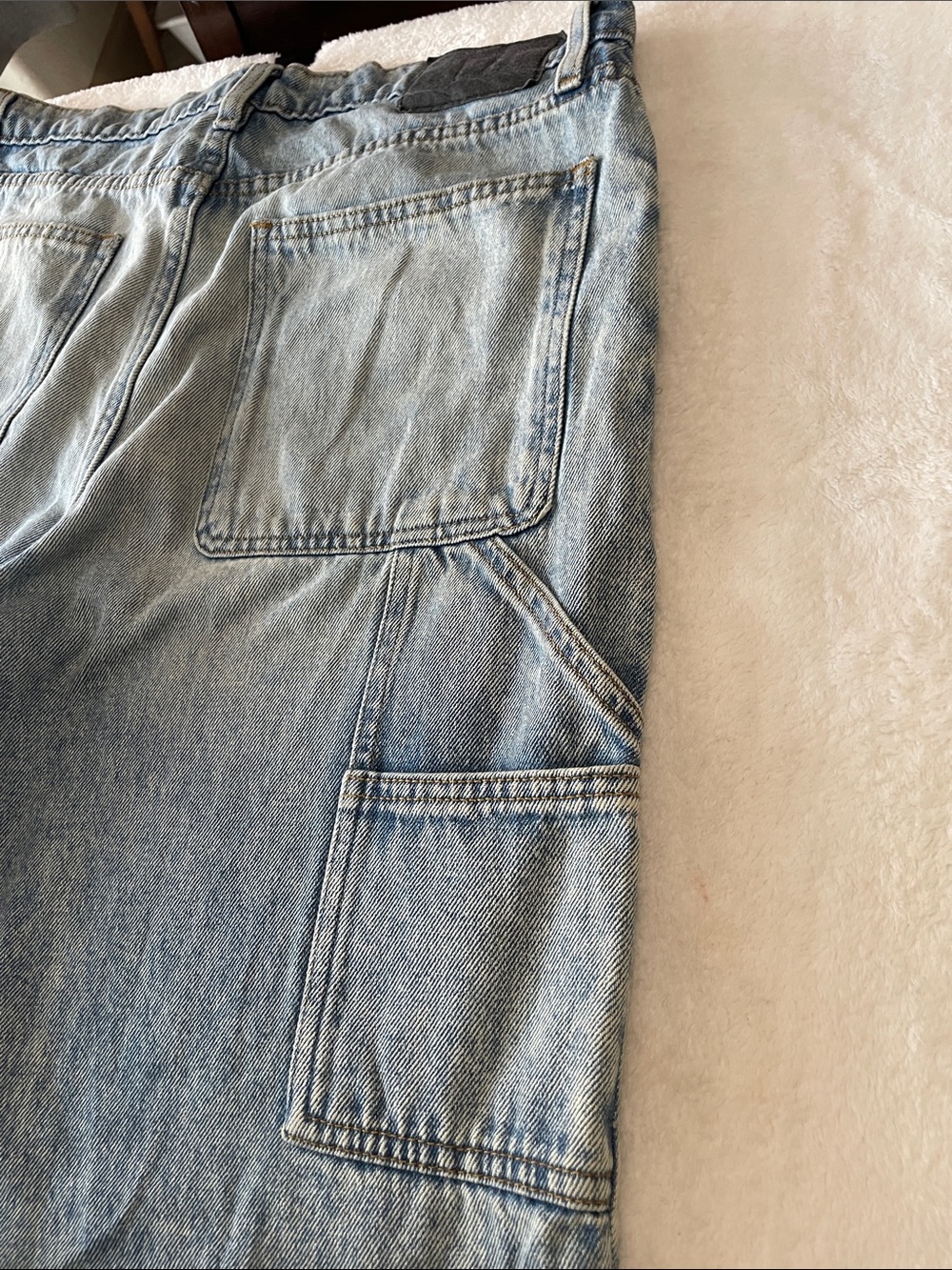 BDG Carpenter Straight Jean Light Wash 33/32 100% cotton - Picture 7 of 8